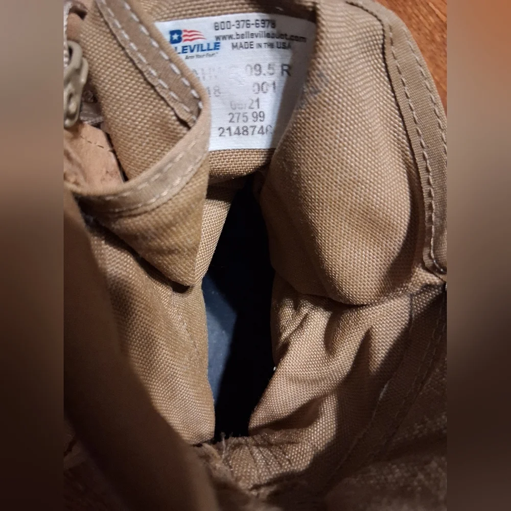 Belleville Tan/ brown Combat boots Size 9.5R - Pre-owned AHWC